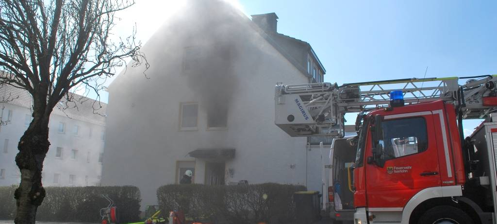 Iserlohn: Sauna brennt in Mehrfamilienhaus