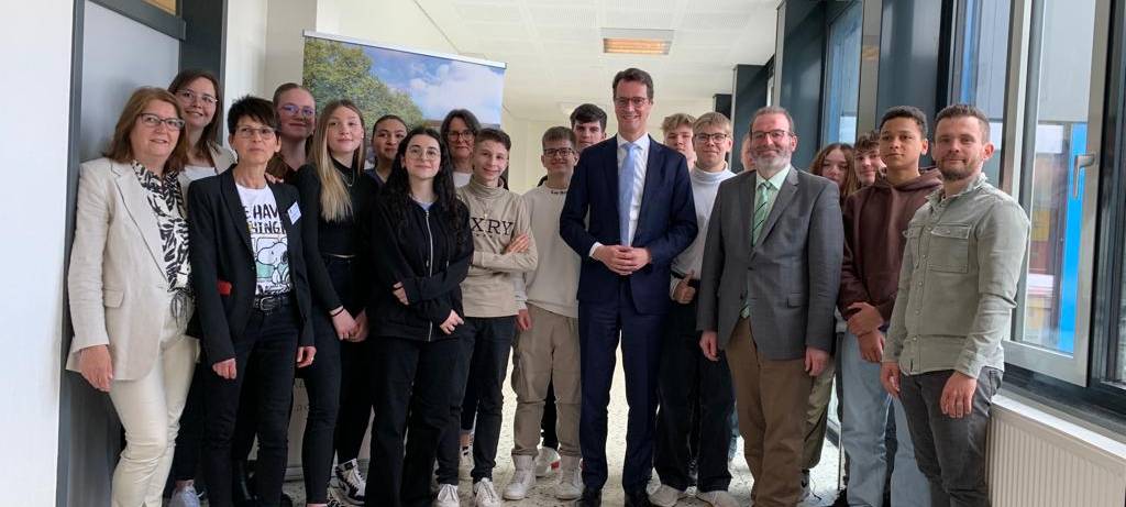 Ministerpräsident Hendrik Wüst zu Besuch in Lüdenscheid