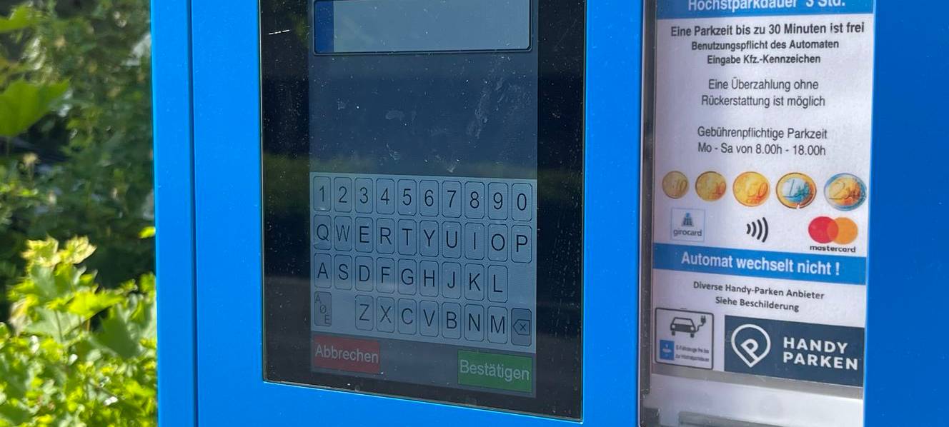 Moderne Parkautomaten in Iserlohn