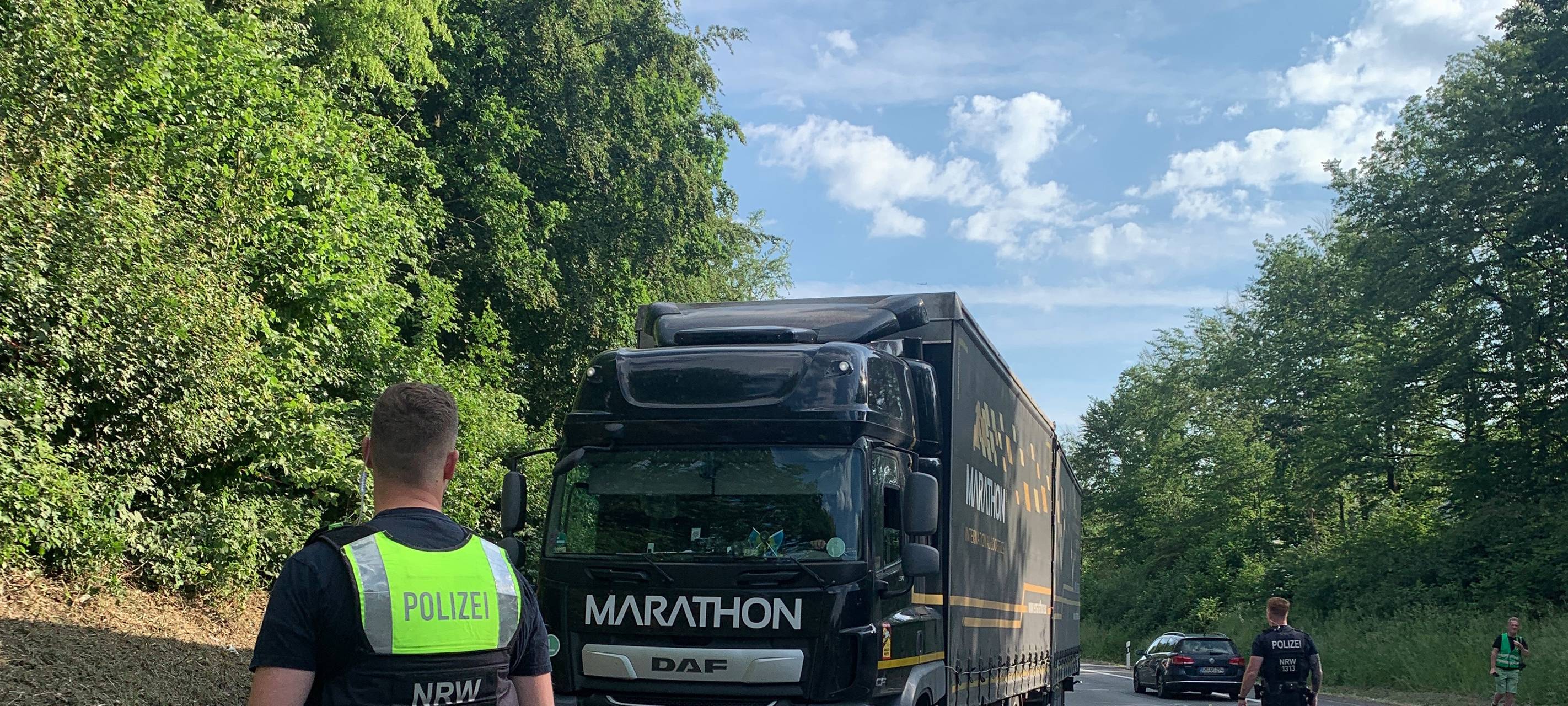 LKW missachten Durchfahrtsverbot in Lüdenscheid