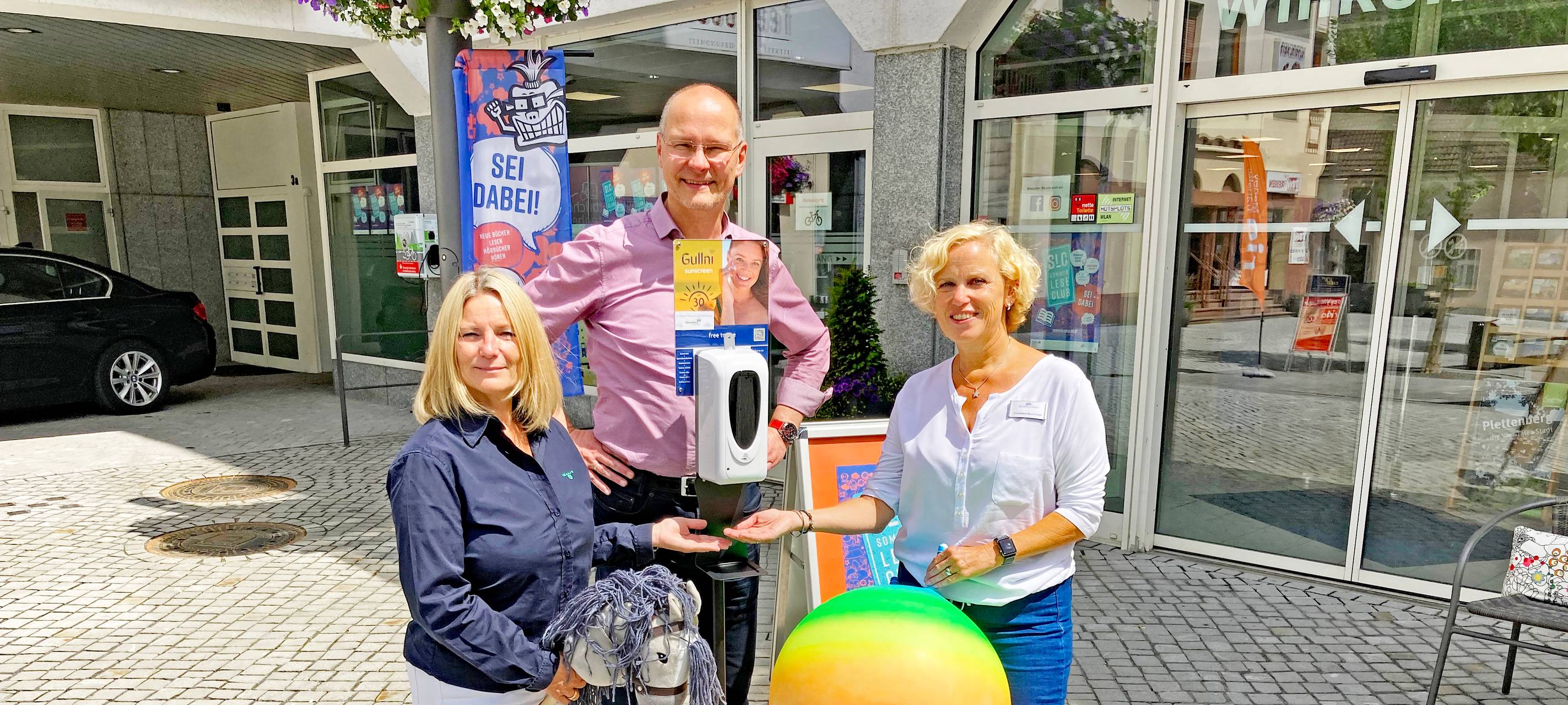 Gratis-Sonnencreme in Plettenberg