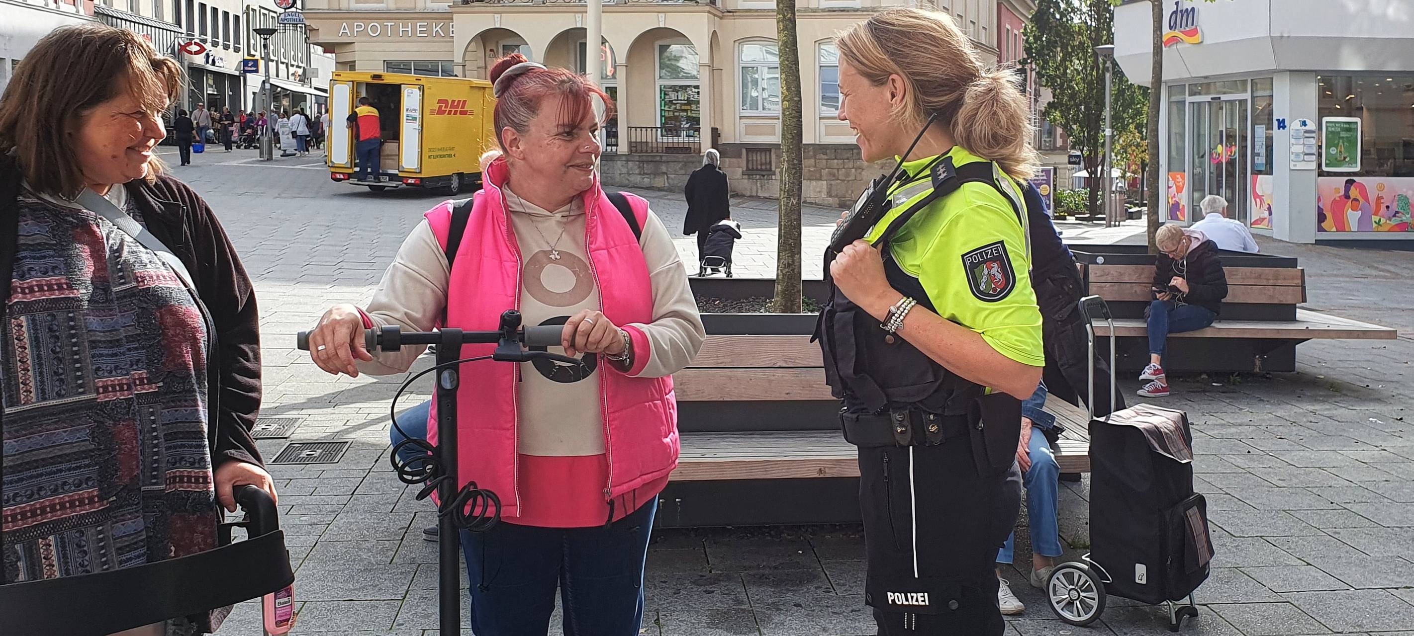 Polizei klärt in Iserlohn E-Scooterfahrer auf
