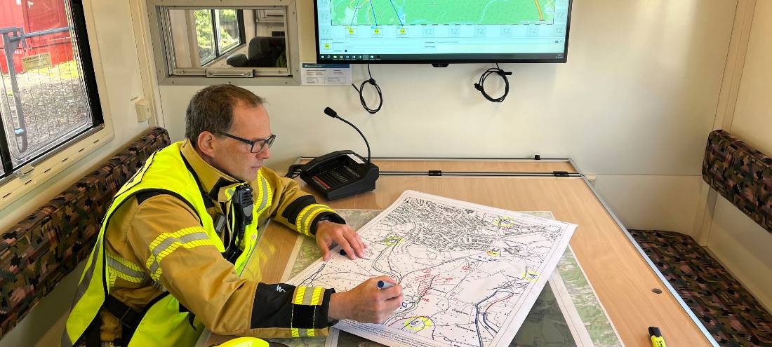 Erfolgreiche Waldbrandübung bei Meinerzhagen
