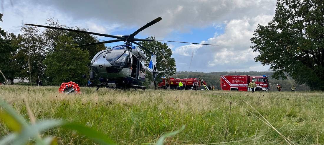 Erfolgreiche Waldbrandübung bei Meinerzhagen
