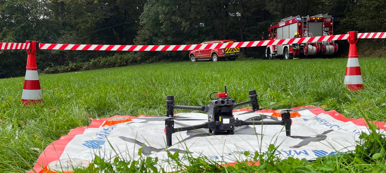 Erfolgreiche Waldbrandübung bei Meinerzhagen