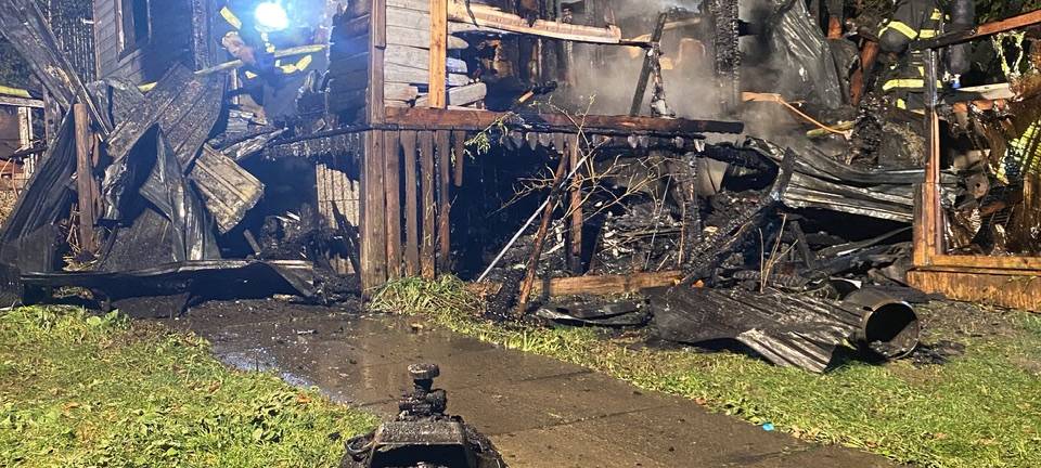 Iserlohn: Gartenlaube abgebrannt