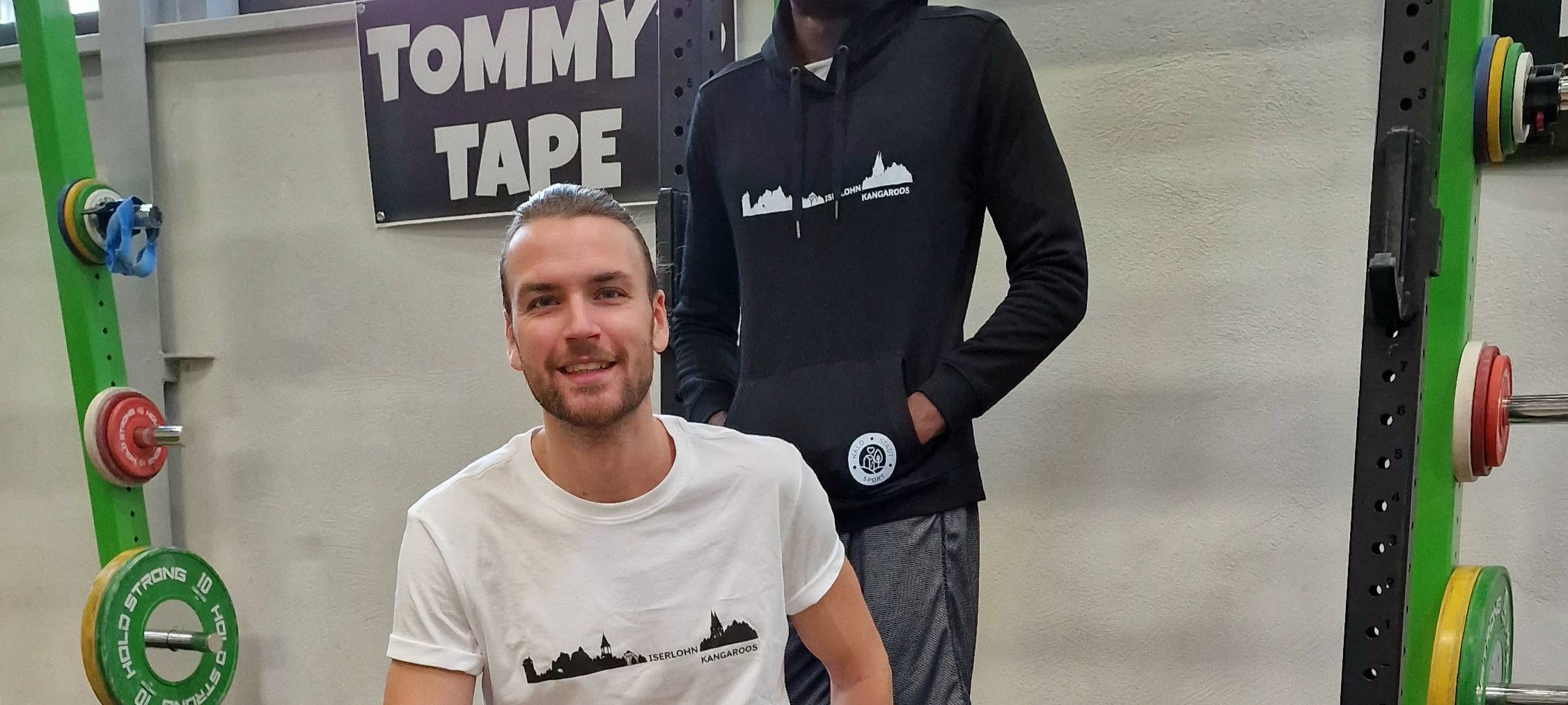 Gemeinsame Fanartikel von Stadt Iserlohn und Kangaroos