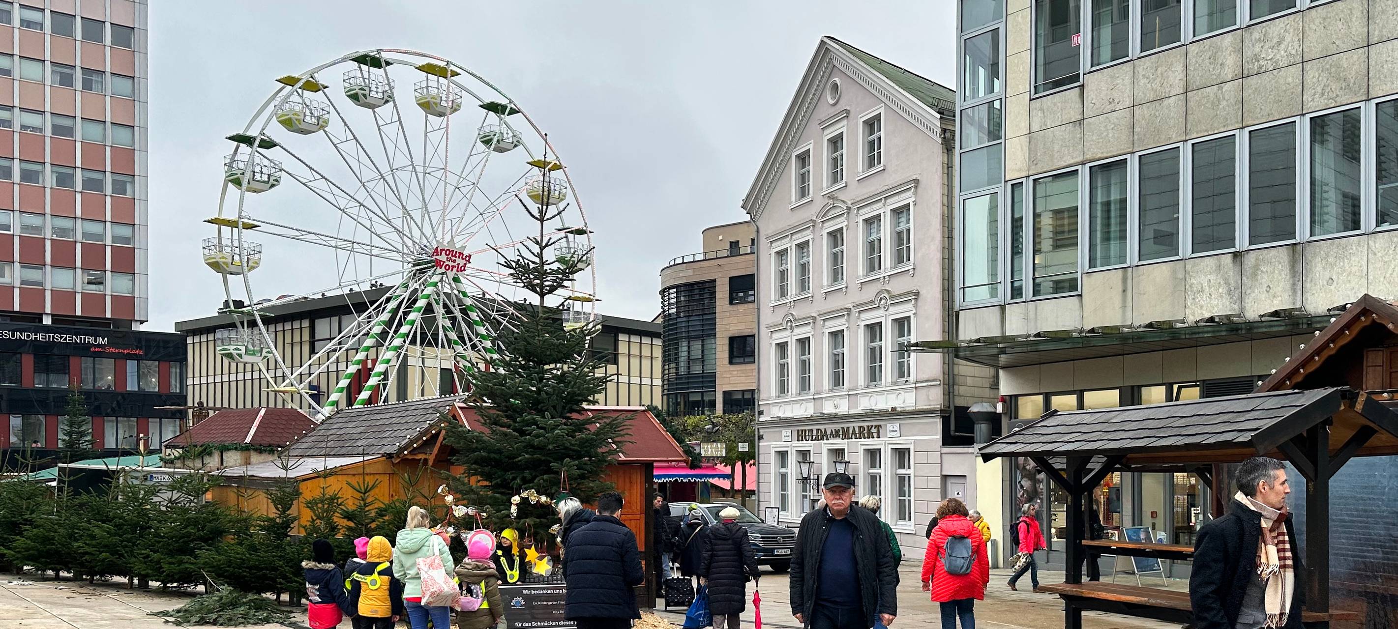 Weihnachten über den Dächern von Lüdenscheid