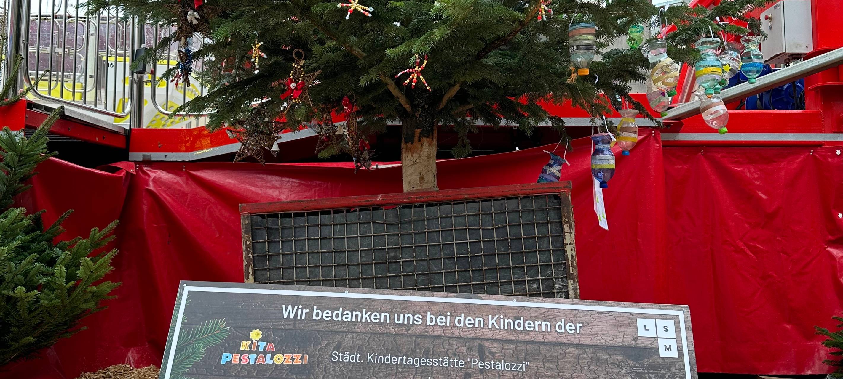Weihnachten über den Dächern von Lüdenscheid