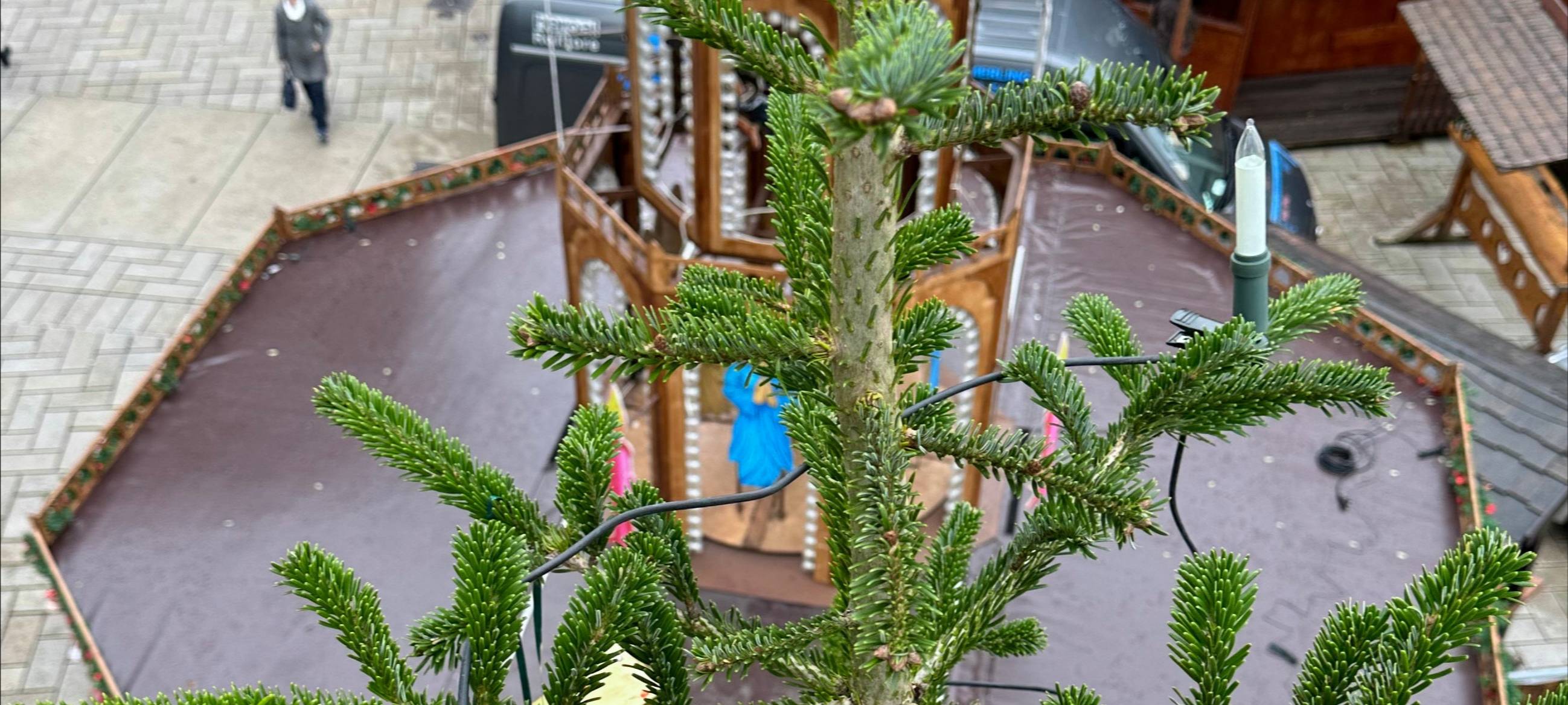 Weihnachten über den Dächern von Lüdenscheid