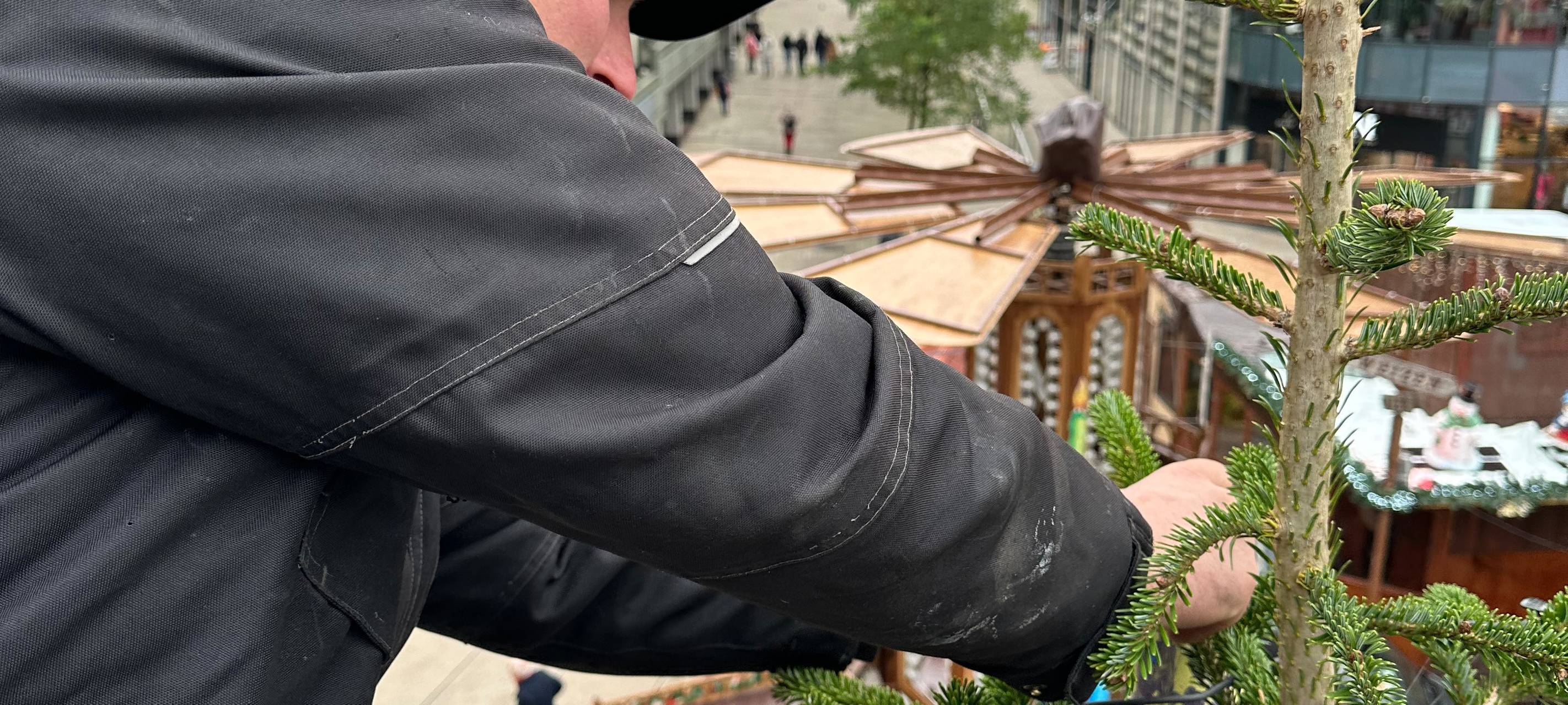 Weihnachten über den Dächern von Lüdenscheid