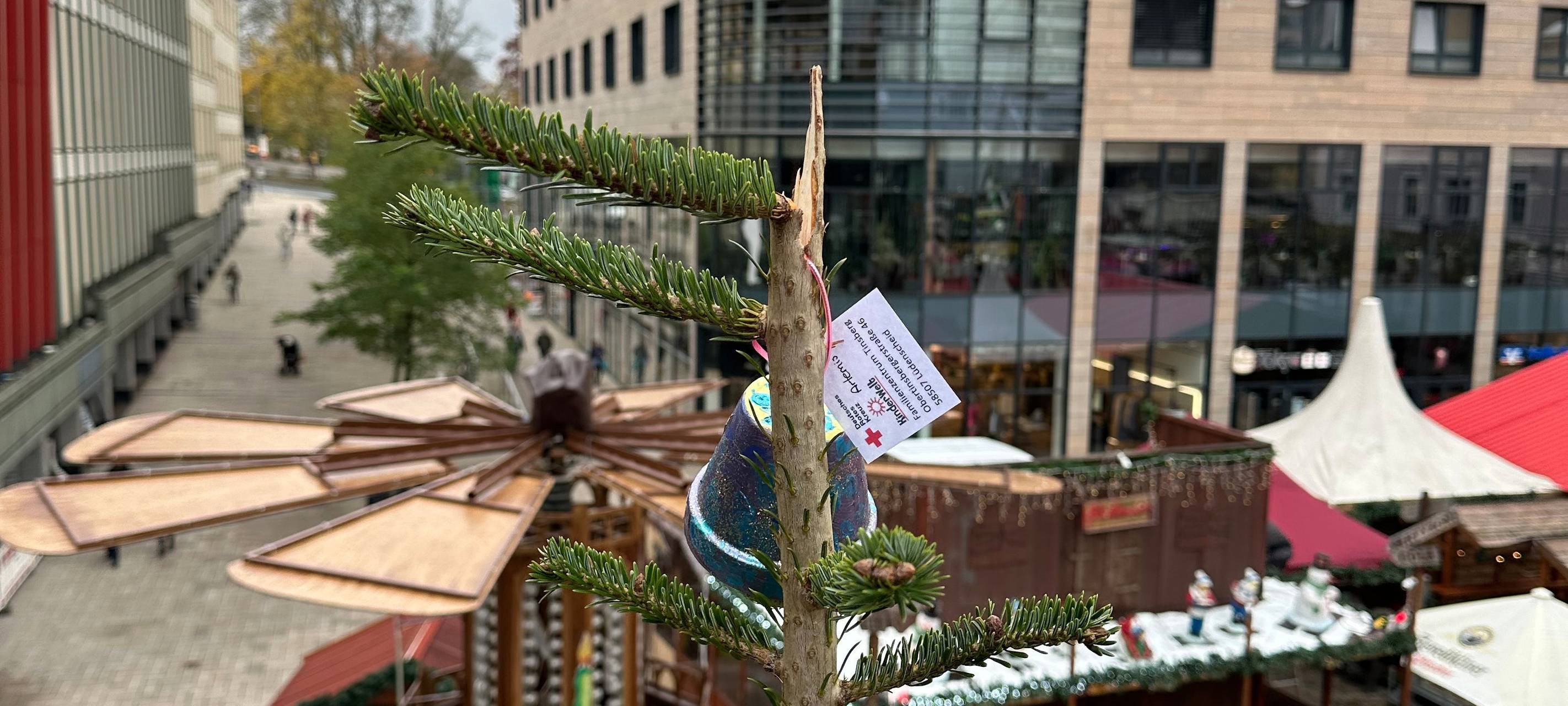 Weihnachten über den Dächern von Lüdenscheid