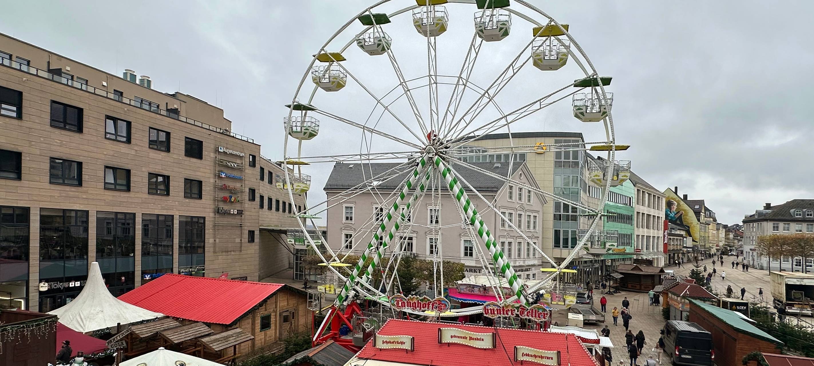 Weihnachten über den Dächern von Lüdenscheid
