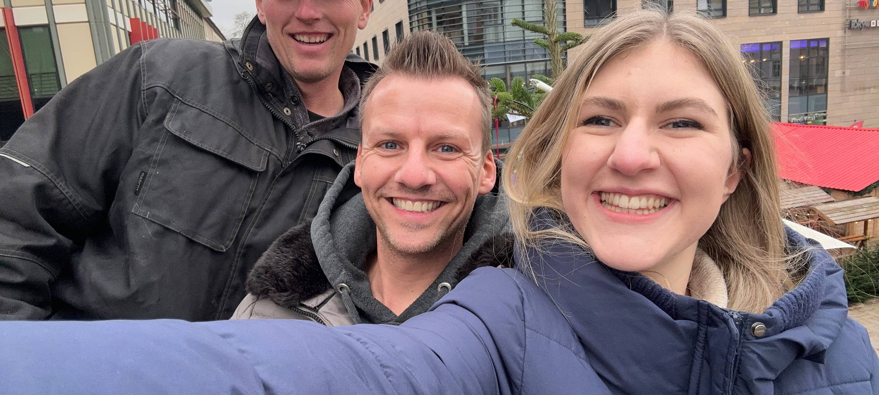 Weihnachten über den Dächern von Lüdenscheid