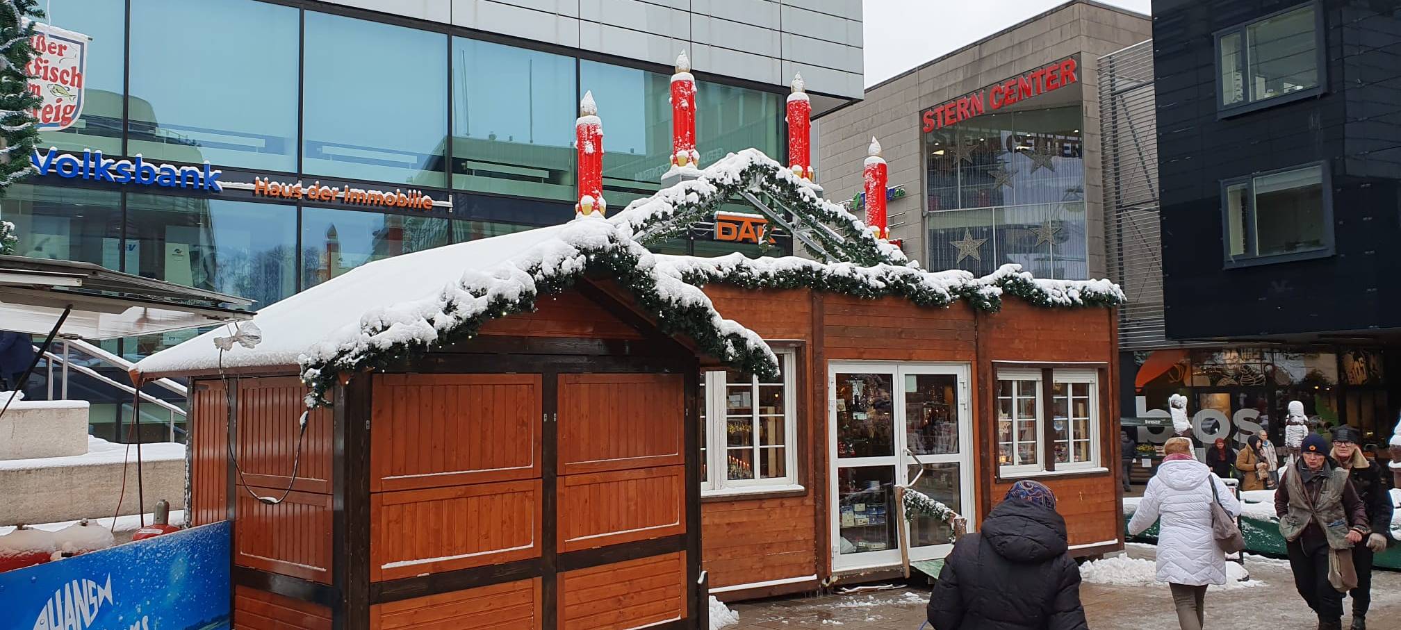 Weihnachten über den Dächern von Lüdenscheid