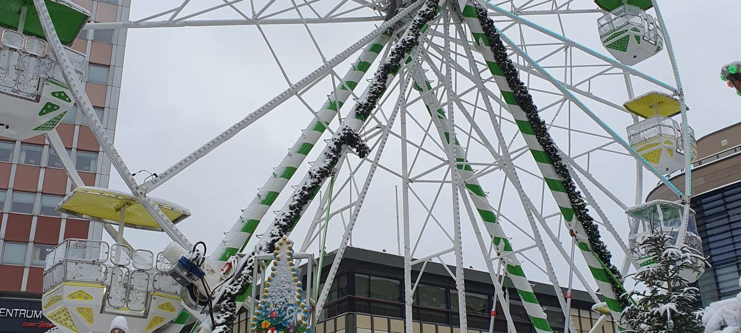 Weihnachten über den Dächern von Lüdenscheid