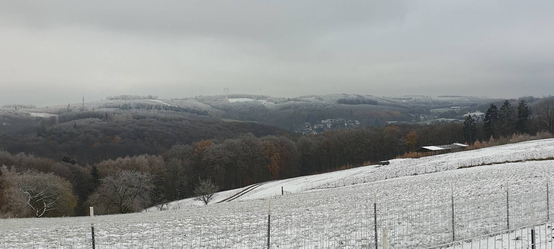 Schlittenfahren im Märkischen Kreis