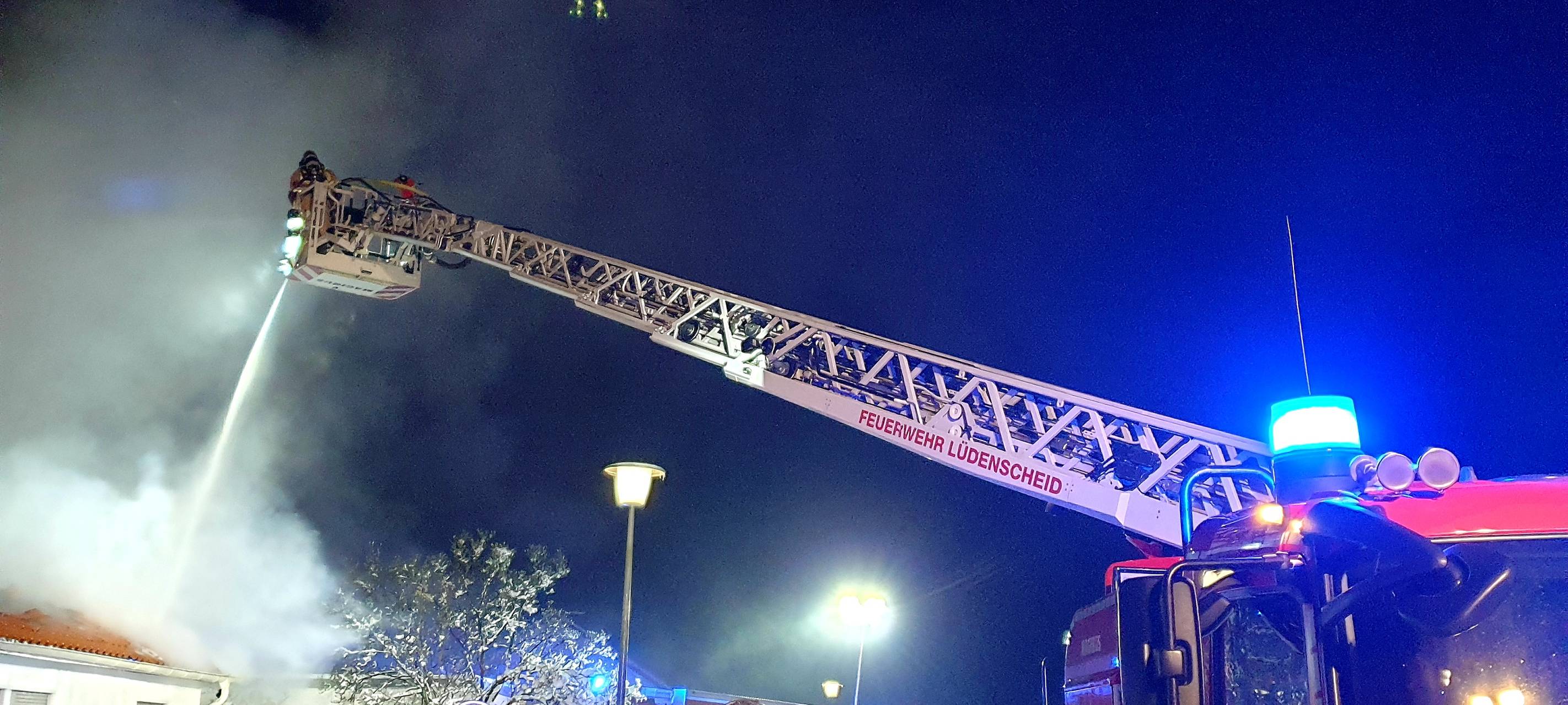 Bungalow in Schalksmühle in Vollbrand