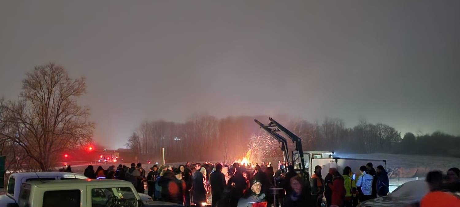 Mahnfeuer in Schalksmühle