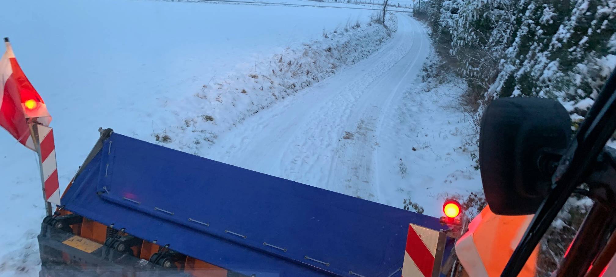 Radio MK begleitet Winterdienst in Iserlohn-Sümmern