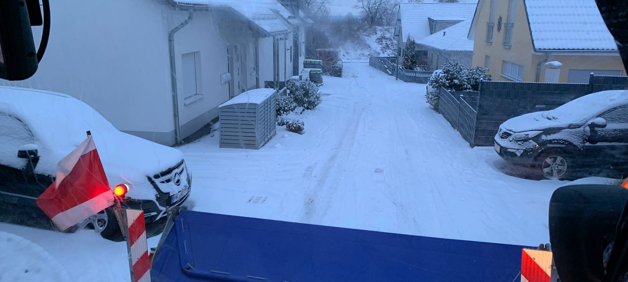 Radio MK begleitet Winterdienst in Iserlohn-Sümmern