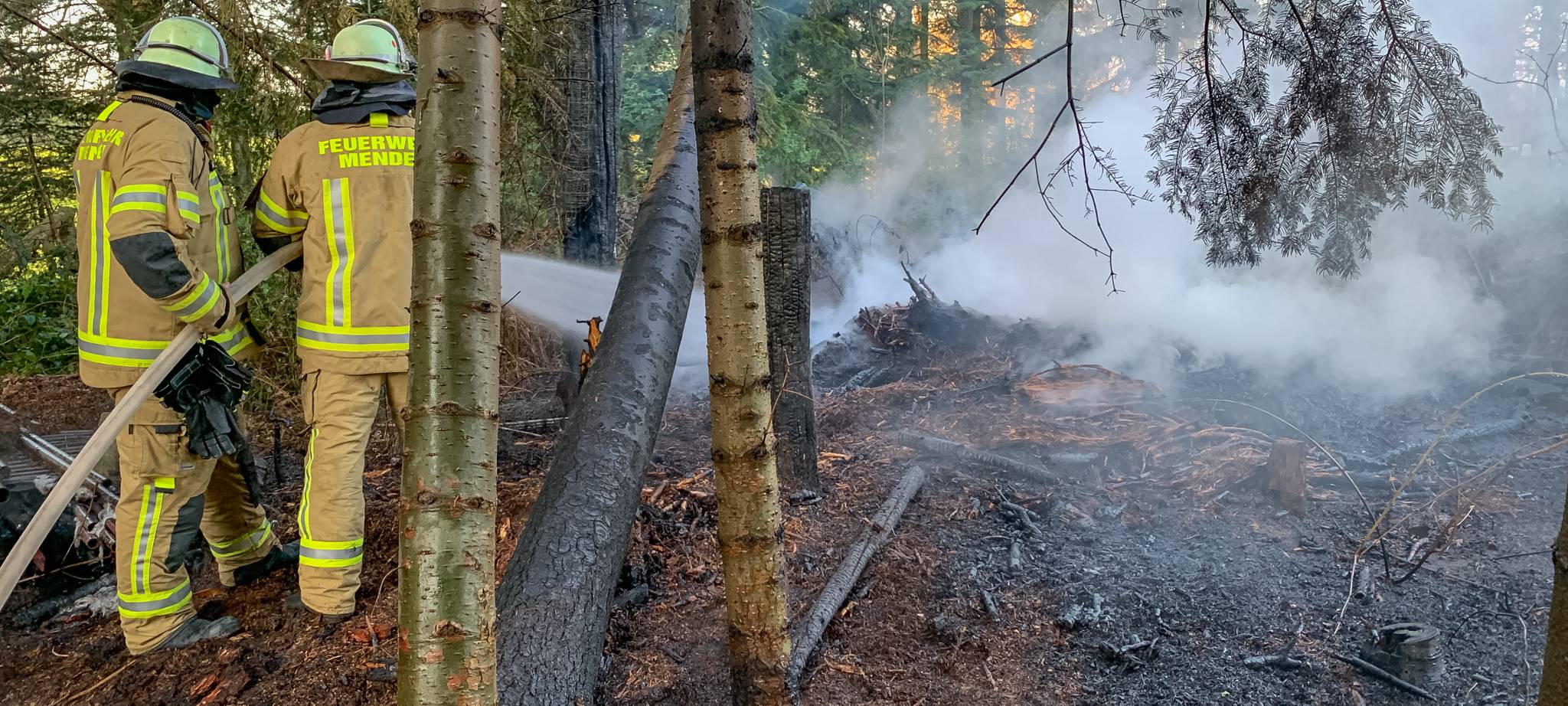 Waldbrand zwischen Menden und Sümmern
