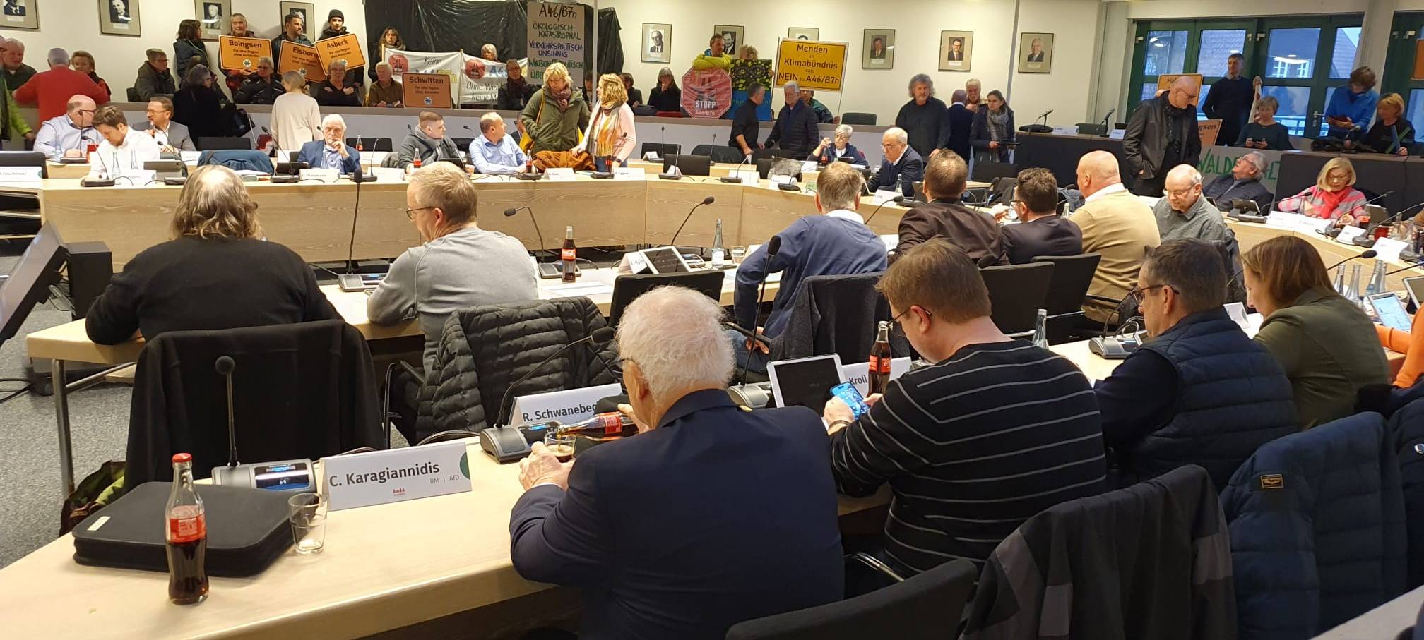 Mendener Politiker wollen Ausbau der A46