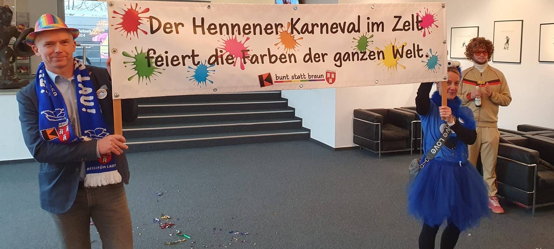 Rathaus-Sturm in Iserlohn