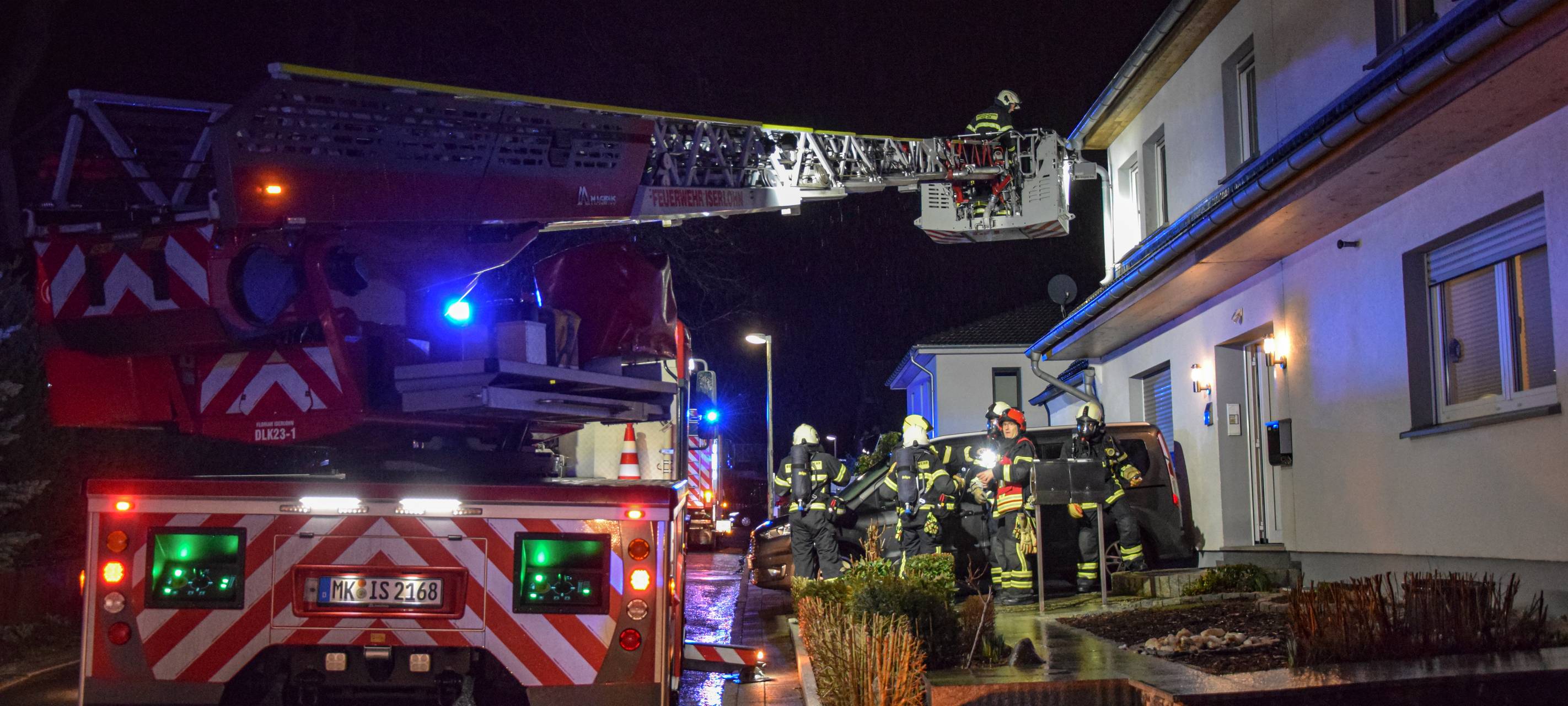 Großeinsatz der Feuerwehr in Iserlohn