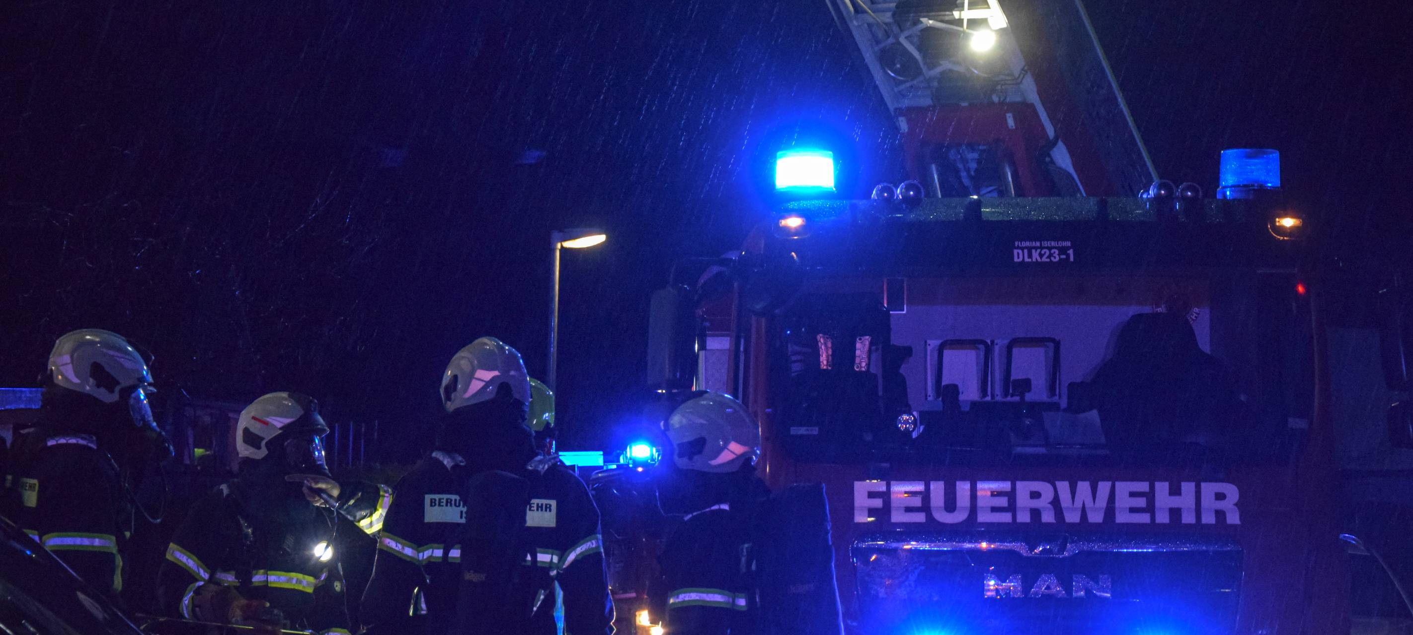 Großeinsatz der Feuerwehr in Iserlohn