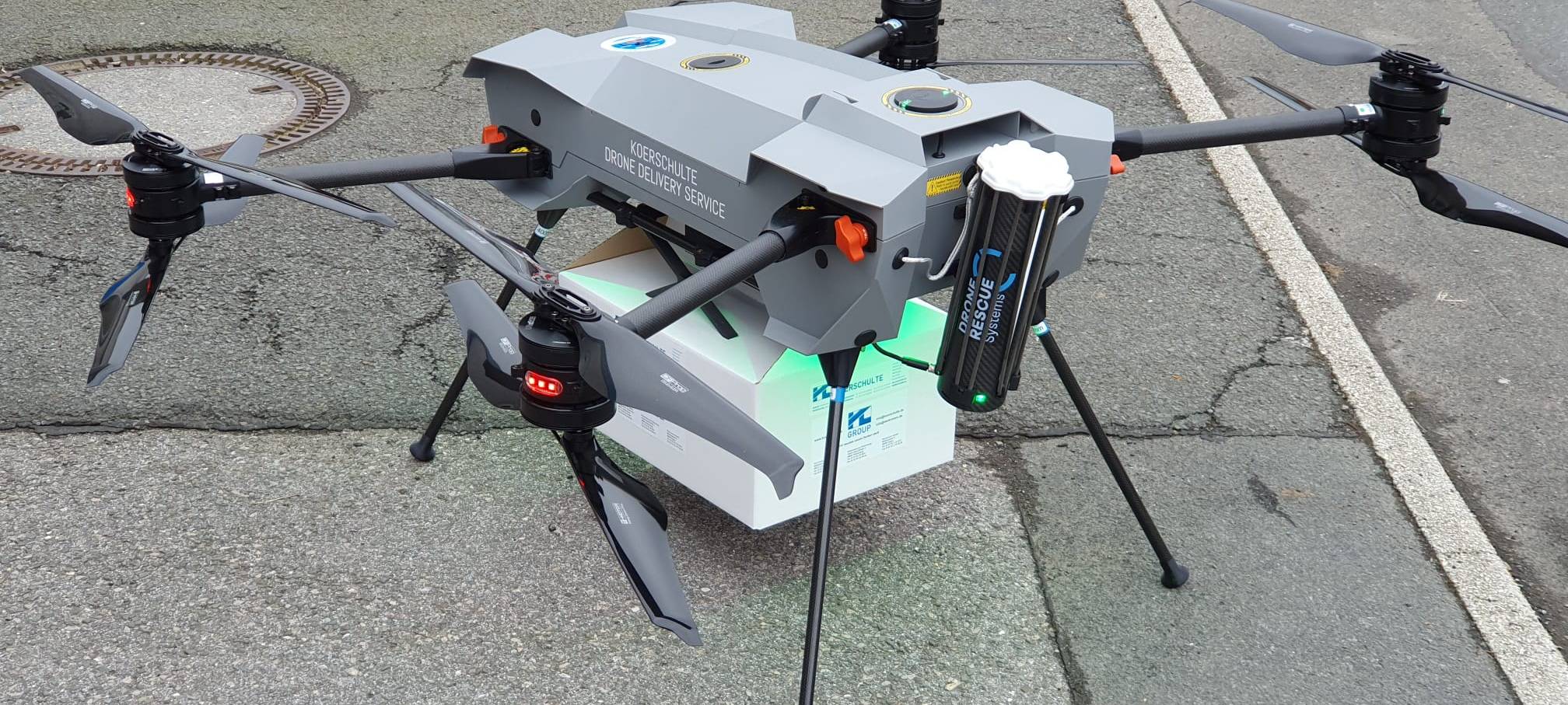 Bundesweit erste Drohnen-Airline in Lüdenscheid
