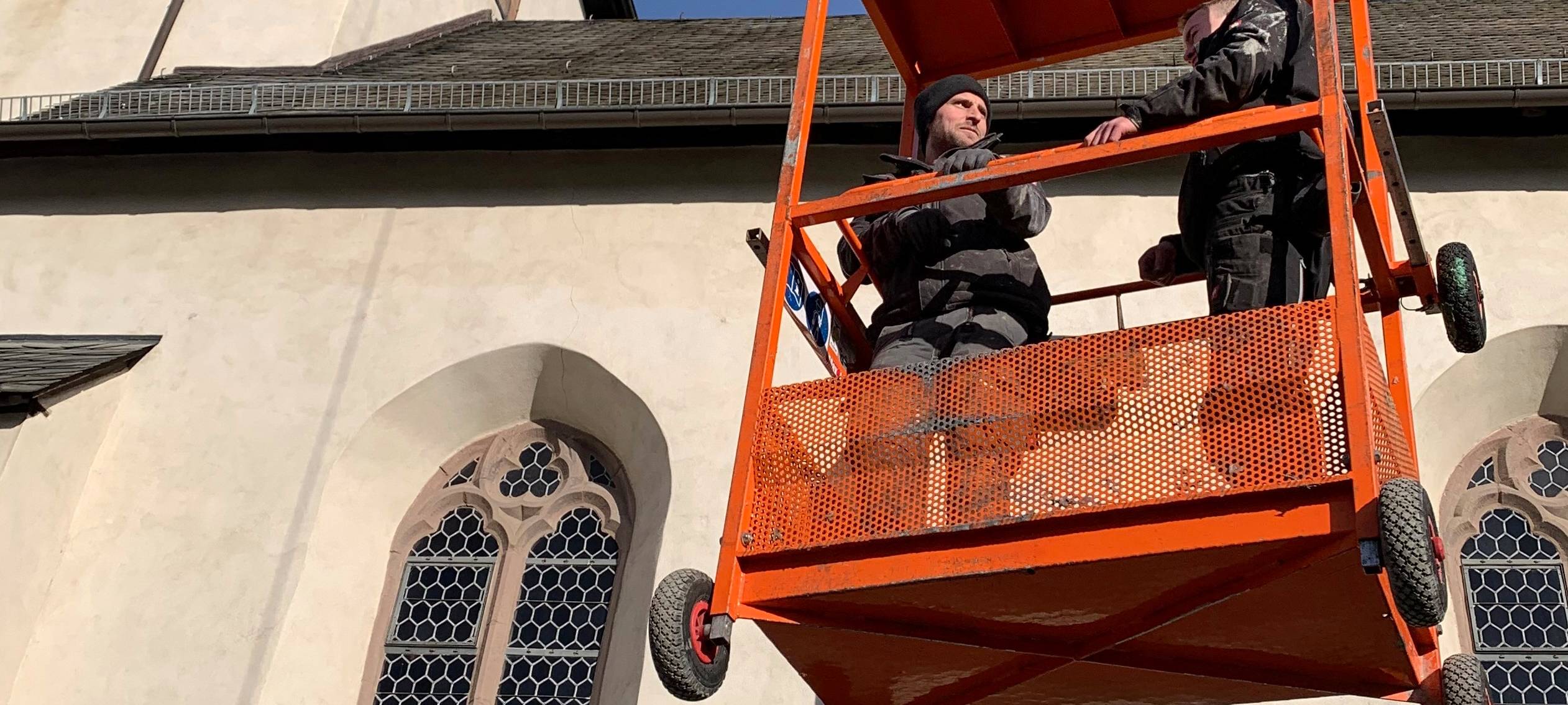 Wetterhahn in Hemer gesichert