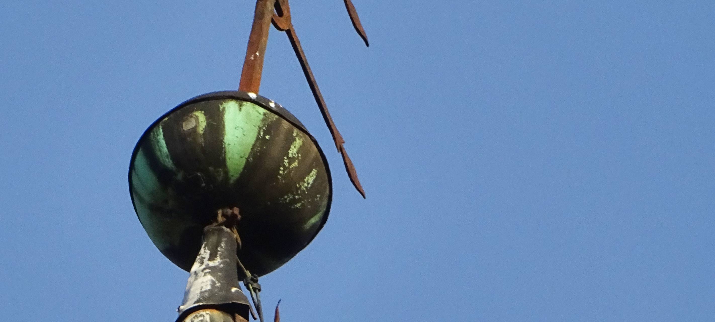 Wetterhahn in Hemer gesichert