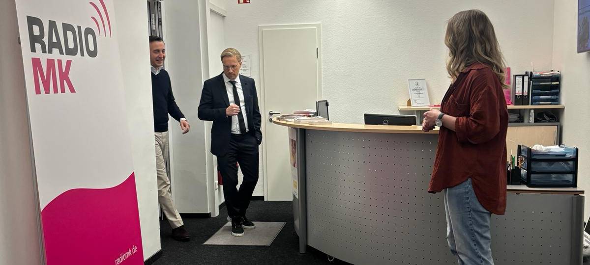 Comedian Oliver Pocher bei Radio MK