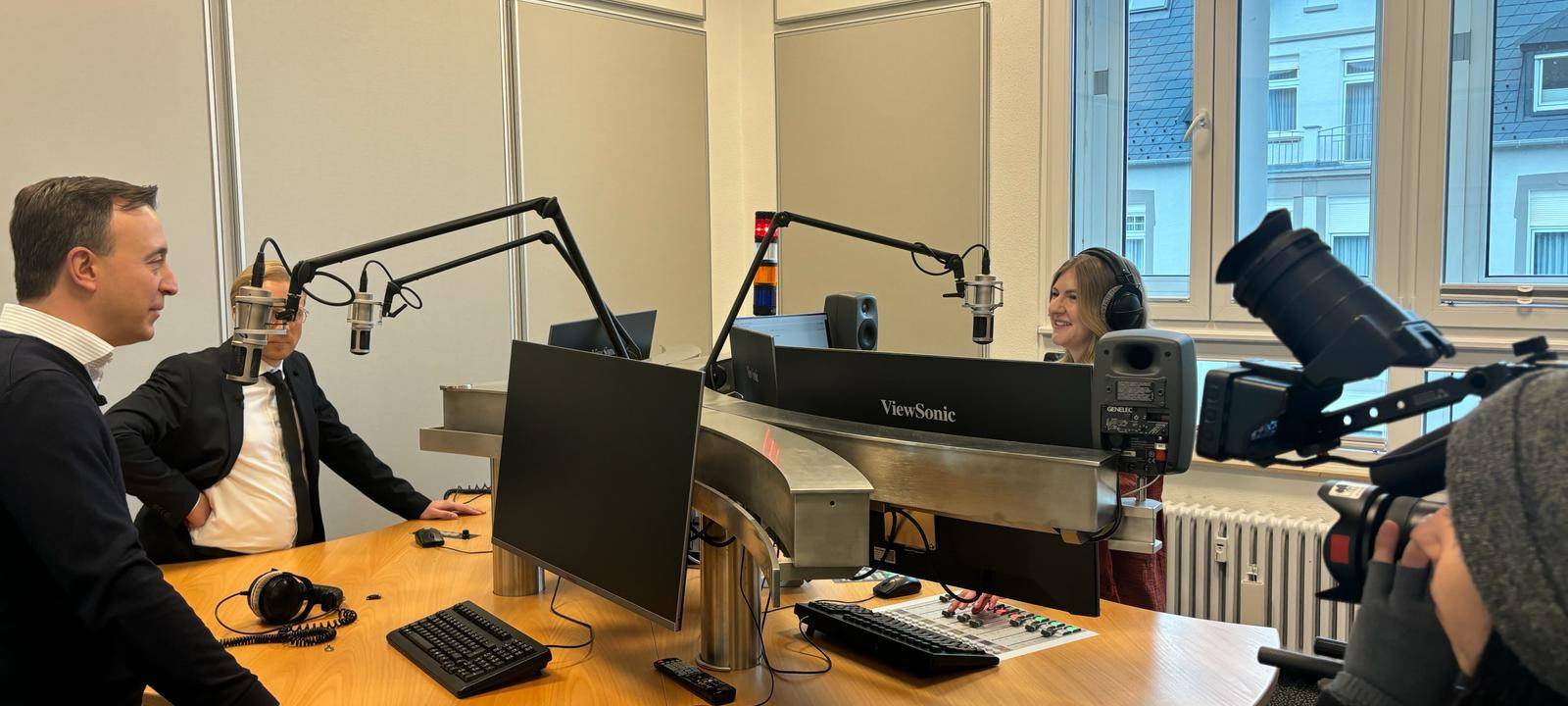 Comedian Oliver Pocher bei Radio MK