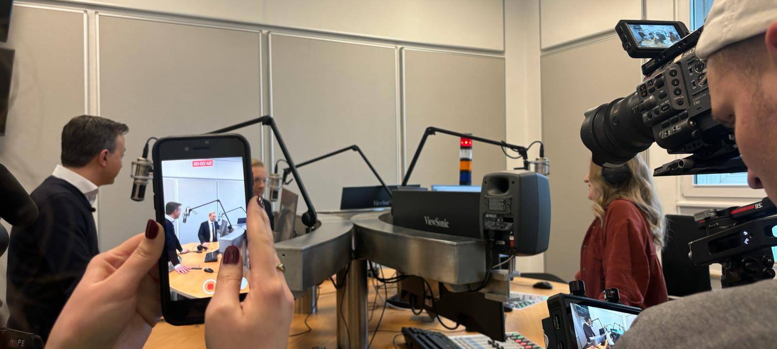 Comedian Oliver Pocher bei Radio MK