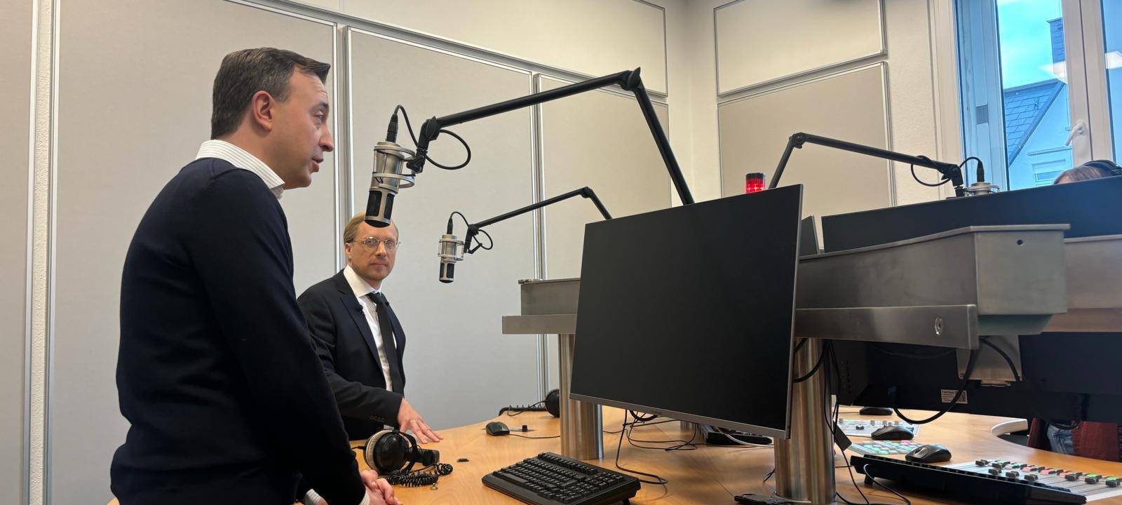 Comedian Oliver Pocher bei Radio MK