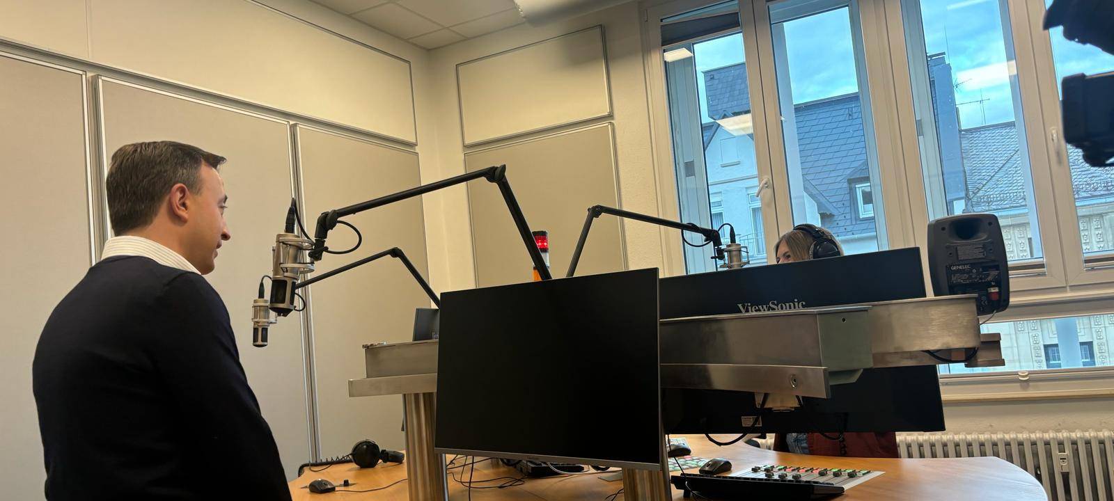 Comedian Oliver Pocher bei Radio MK