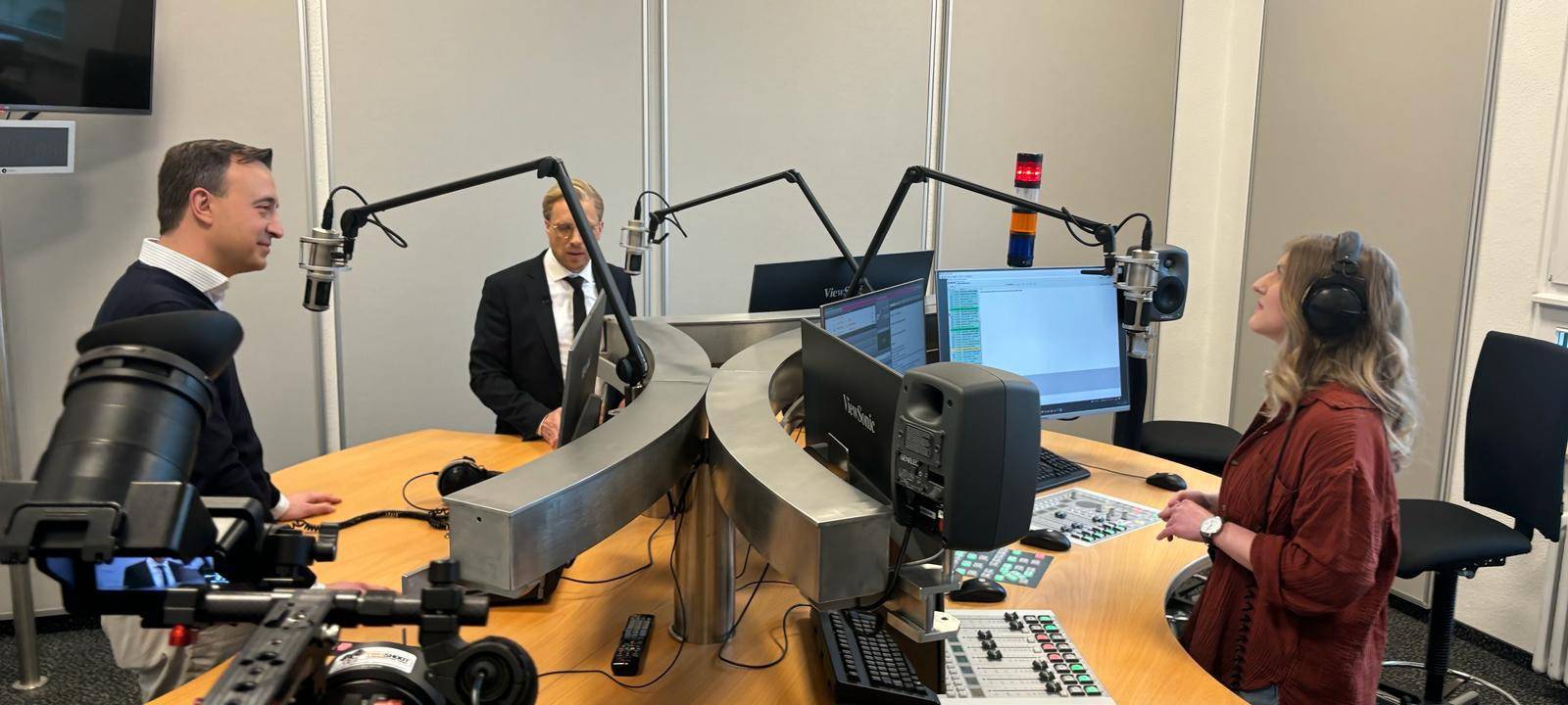 Comedian Oliver Pocher bei Radio MK