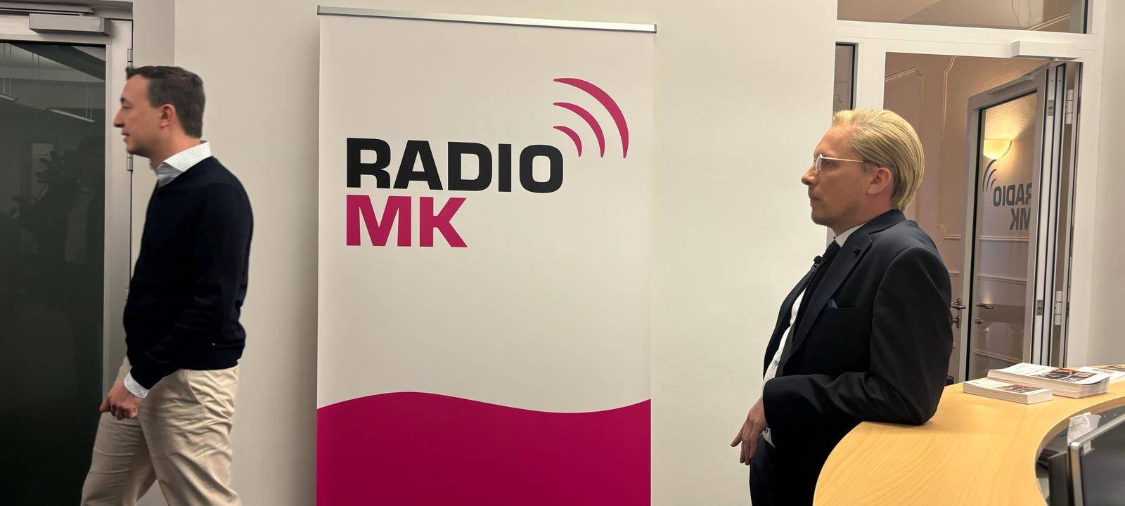 Comedian Oliver Pocher bei Radio MK
