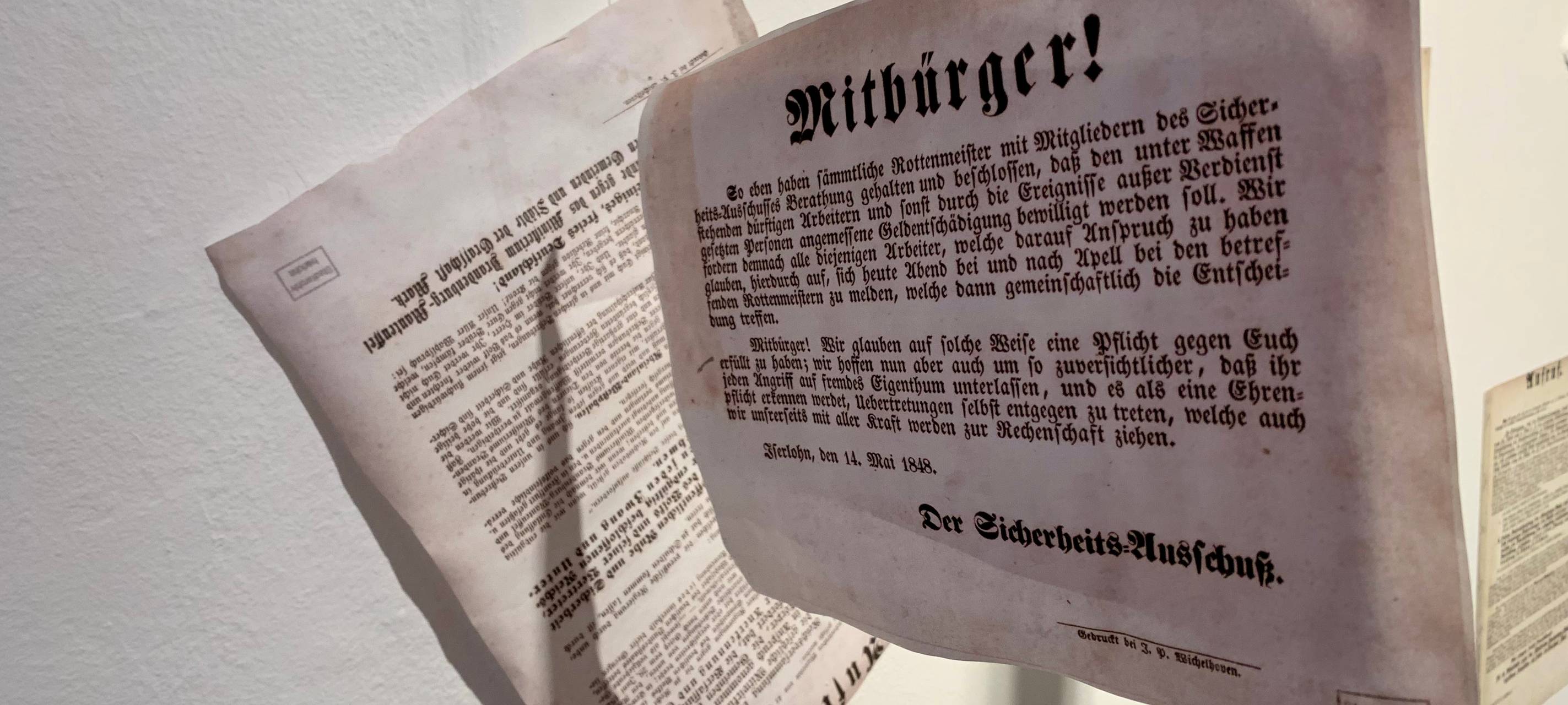 Jubiläum der Iserlohner Revolution