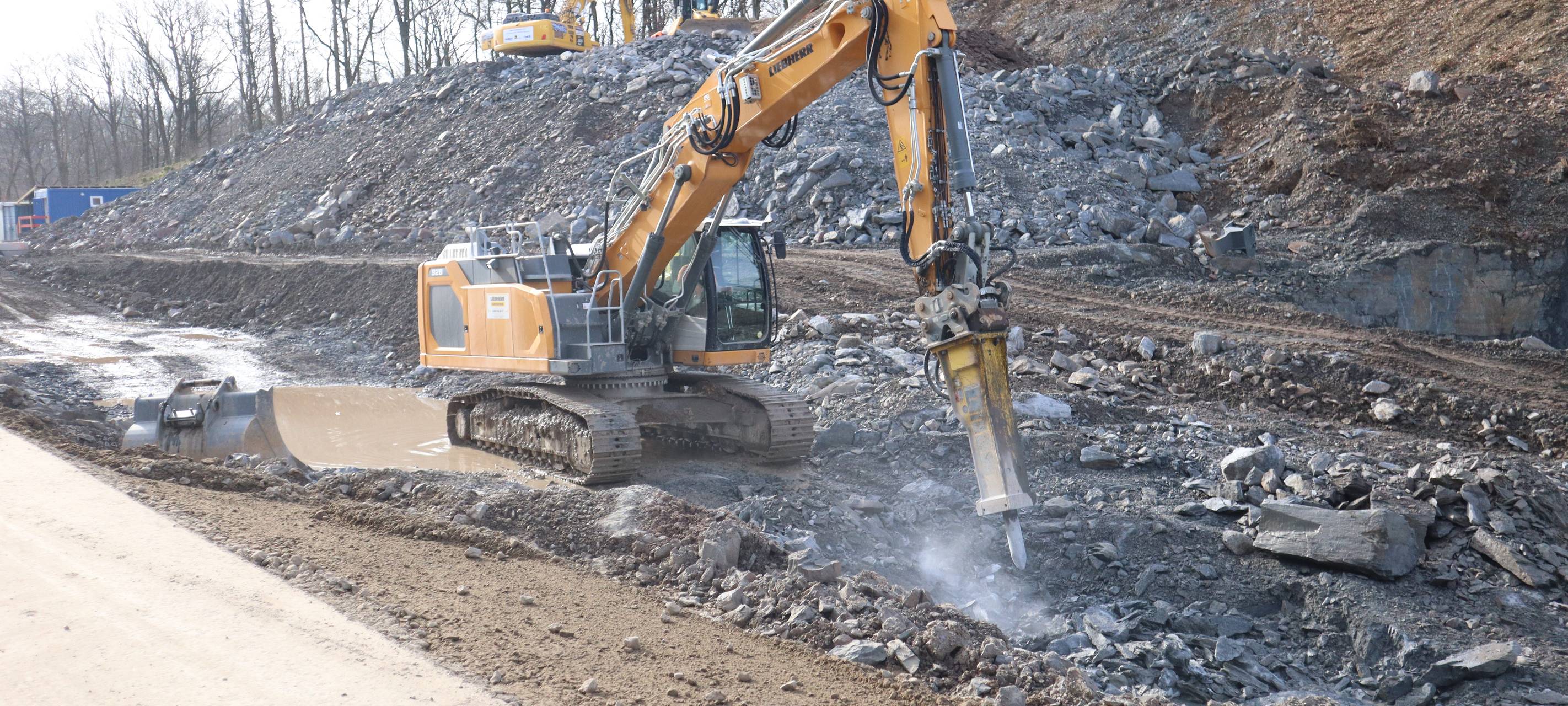 Zwischenstand auf A 45-Baustelle bei Lüdenscheid