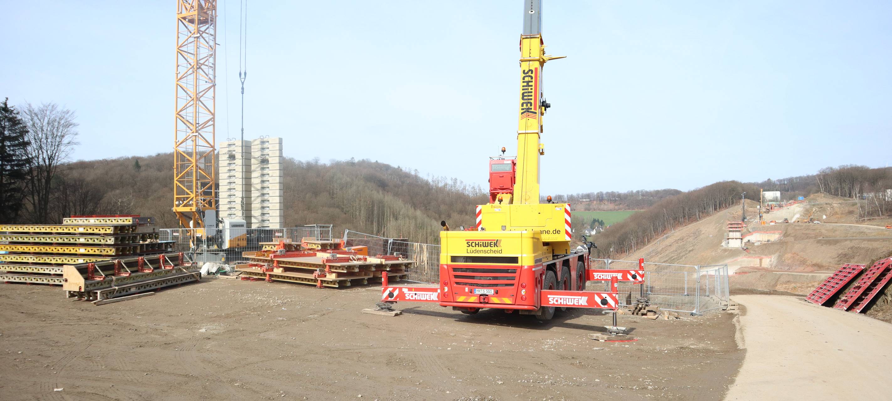 Zwischenstand auf A 45-Baustelle bei Lüdenscheid