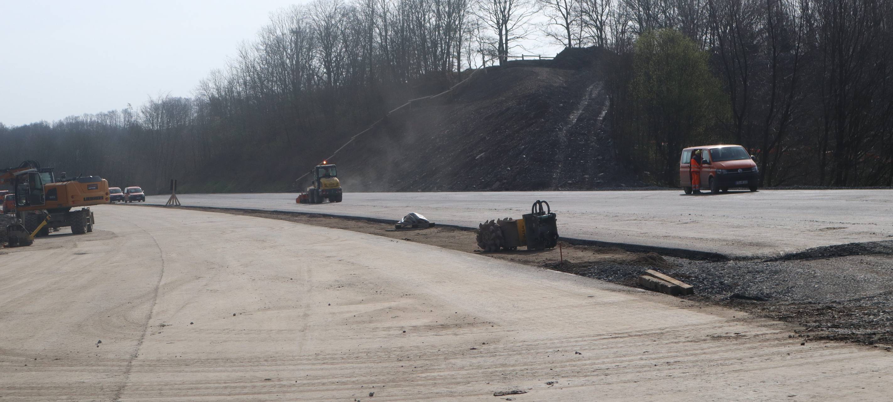 Zwischenstand auf A 45-Baustelle bei Lüdenscheid