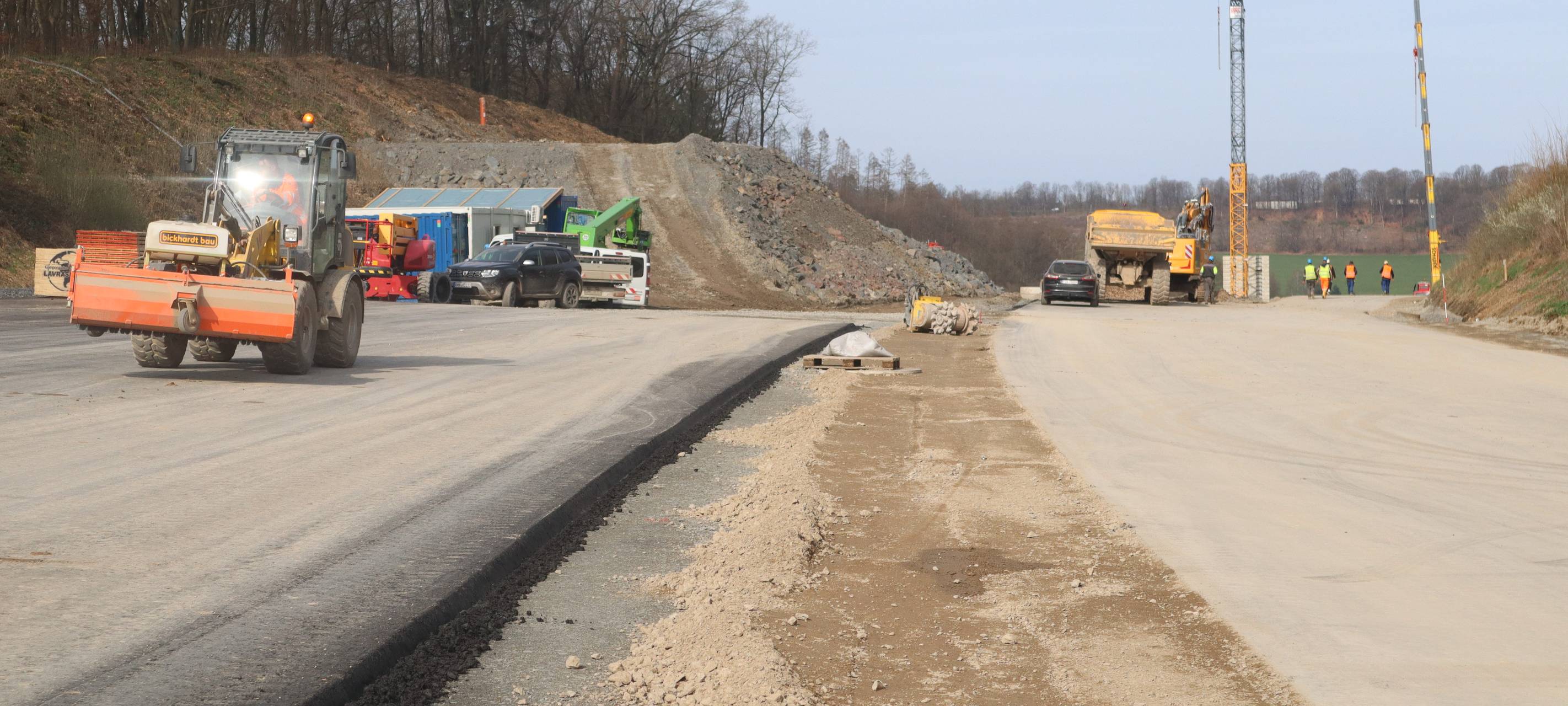 Zwischenstand auf A 45-Baustelle bei Lüdenscheid