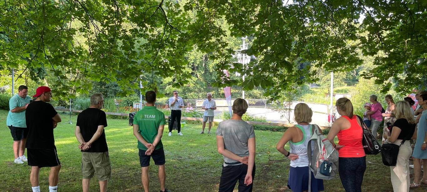 Kostenlose Freiluft-Sportangebote im Volksgarten Letmathe