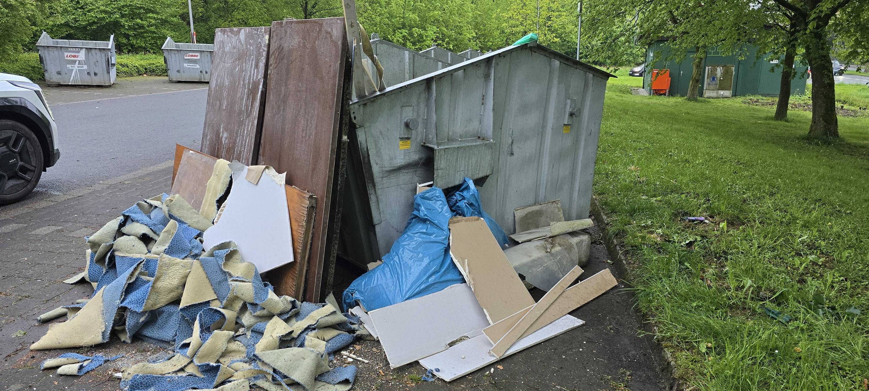 Hembergparkplatz in Iserlohn vermüllt immer mehr