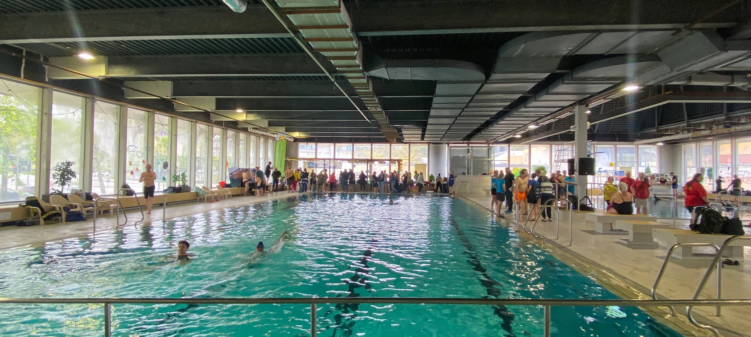 Abschwimm-Party im Hademarebad Hemer