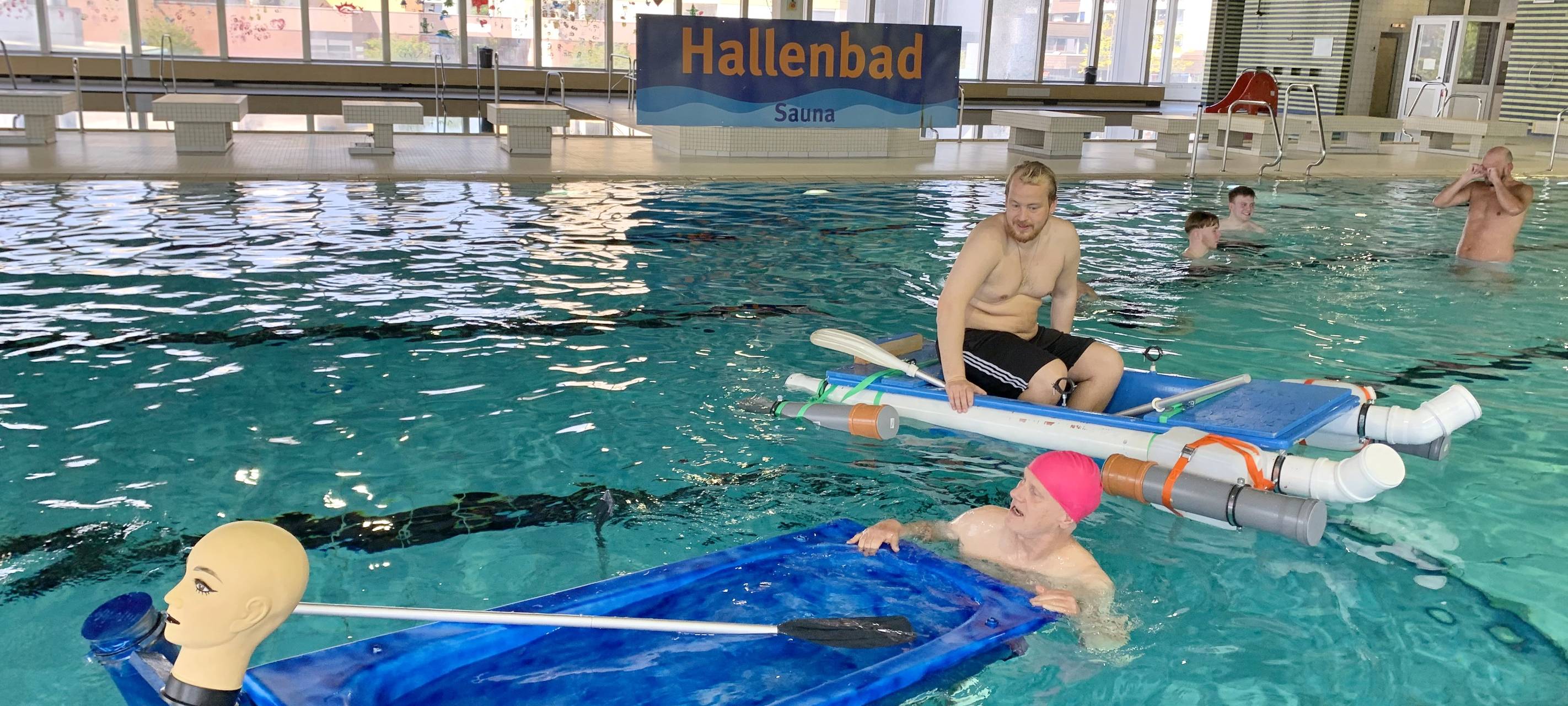 In die Wanne, fertig - los!