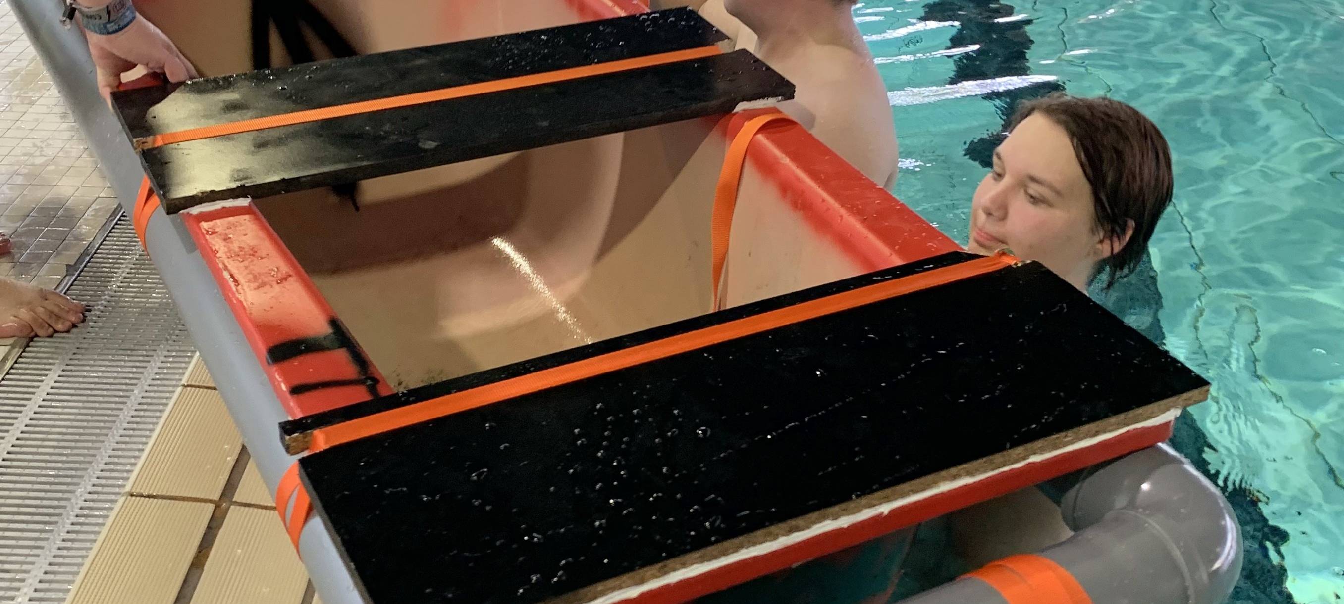 In die Wanne, fertig - los!